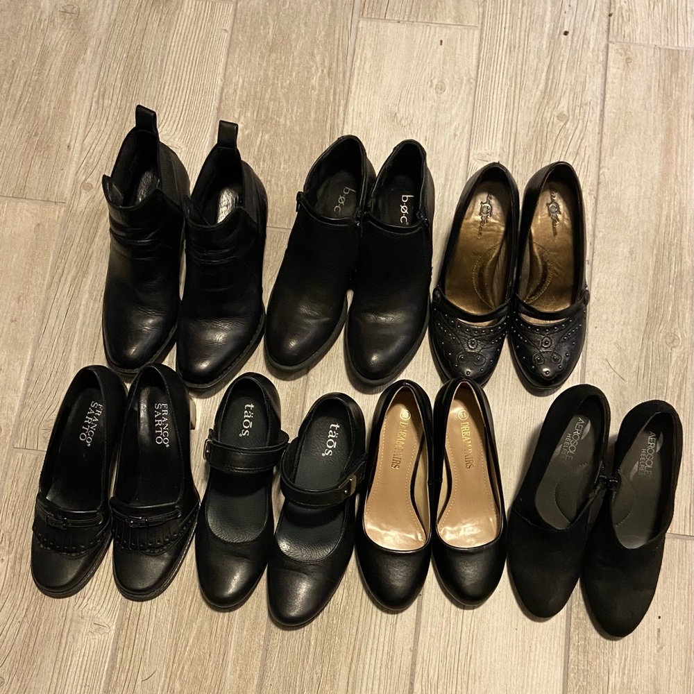 Born Black Flats and Loafers Collection